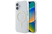 Mobil - Covers & Cases - GUESS GUHMP16MHFGERET iPhone 16 Plus 6.7" transparent hardcase IML Glitter Circle MagSafe - 3666339307561