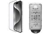 Mobil - Beskyttelsesglas - GUESS Screen Protector 2.5D Outline Tempered Glass for iPhone 16 - 3666339342869
