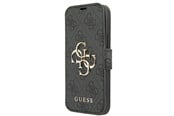 Mobil - Covers & Cases - GUESS GUBKP13X4GMGGR iPhone 13 Pro Max 6.7" gray/gray book 4G Big Metal Logo - 3666339032593