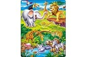 Puslespil - Larsen Puzzles Puslespil Safari - 18 brikker, Maxi (36.5x28.5 cm) 2D Puslespil - US16