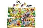 Puslespil - Larsen Puzzles "Children on the Farm" Jigsaw Puzzle 4 assorted designs – 9 pieces Mini (18.3 x 14.3 cm) 2D Puslespil - Z11