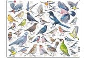 Puslespil - Larsen Puzzles Garden Birds Jigsaw Puzzle – 69 pieces Maxi (36.5 x 28.5 cm) 2D Puslespil - ZOO4-V1