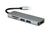 Dockingstation - Roline - docking station - USB-C - HDMI - 12.02.1019