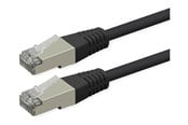 Netværkskabel - Roline patch cable - 50 cm - black pantone 3C - Sort - 21.51.1325