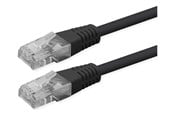 Netværkskabel - Roline patch cable - 30 cm - black pantone 3C - Sort - 21.51.1515