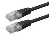 Netværkskabel - Roline patch cable - 1 m - black pantone 3C - Sort - 21.51.1535