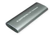 Harddisk - tilbehør - Roline VALUE - storage enclosure - external type - M.2 NVMe Card - USB 3.2 (Gen 2) - 16.99.4132