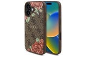 Mobil - Covers & Cases - GUESS GUHMP16SP4ROPEMCW iPhone 16 6.1" brown/brown hardcase 4G Flowers Print MagSafe - 3666339350246