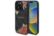 Mobil - Covers & Cases - GUESS GUHMP16XP4ROPEMCK iPhone 16 Pro Max 6.9" black/black hardcase 4G Flowers Print MagSafe - 3666339350123