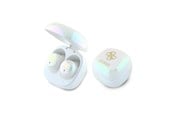 Hovedtelefoner/headset - GUESS Bluetooth headphones GUTWSJ144ESH TWS + docking station white/white Iridescent 4G Printed Logo - 3666339343231