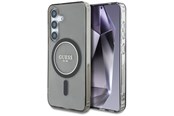 Mobil - Covers & Cases - GUESS Glitter Circle Classic Logo MagSafe case for Samsung Galaxy S25 - black - 3666339449759