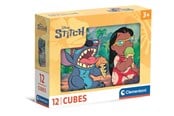 Puslespil - Clementoni Cubi - Stitch 12 pieces Blok - 41347