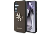 Mobil - Covers & Cases - GUESS Grained Big 4G Logo Small Classic Logo case for Samsung Galaxy S25 Plus brown - 3666339449186