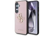 Mobil - Covers & Cases - GUESS Grained Big 4G Logo Small Classic Logo case for Samsung Galaxy S25 pink - 3666339449193
