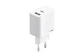 Mobil - Adaptere & Opladere - OPPO SuperVOOC 45W USB-A + USB-C Wall Charger - White - 110110230159