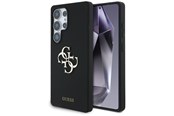 Mobil - Covers & Cases - GUESS Silicone Big 4G Logo Bottom Script case for Samsung Galaxy S25 Ultra - black - 3666339449377