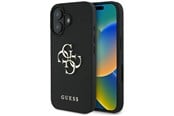 Mobil - Covers & Cases - GUESS Grained Big 4G Logo Small Classic Logo case for iPhone 16 - black - 3666339424527