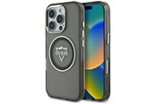 Mobil - Covers & Cases - GUESS IML Metal Mountain Logo MagSafe iPhone 16 Pro Case - Black - 3666339433680