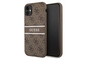 Mobil - Covers & Cases - GUESS 4G Stripe case for iPhone 11 / Xr 6.1" - brown - 3666339005498