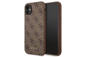 Mobil - Covers & Cases - GUESS 4G Metal Gold Logo Case for iPhone 11 / Xr 6.1" - Brown - 3700740493915