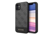 Mobil - Covers & Cases - GUESS 4G Stripe Collection case for iPhone 11 6.1" / Xr - gray - 3700740469774