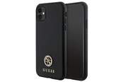 Mobil - Covers & Cases - GUESS Strass Metal Logo iPhone 11 / Xr 6.1" Case - Black - 3666339150624
