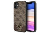 Mobil - Covers & Cases - GUESS 4G Triangle Collection case for iPhone 11 6.1" / Xr 6.1" - brown - 3666339016302