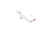 Mobil - Adaptere & Opladere - SKross Klip Slim Multihead 65W GaN UniCharger - USB-A + USB-C - EU-US-UK Plug - 21703