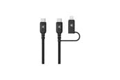USB kabel - SKross Link Pro Cable 2in1 USB-C to Lightning 100W 100cm - 21410