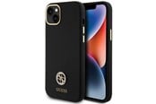 Mobil - Covers & Cases - GUESS Silicone Logo Strass 4G Case for iPhone 15 Plus / 14 Plus 6.7" - Black - 3666339148492