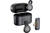 Mikrofon - Hollyland LARK M2S Duo Wireless Lavalier Microphone with USB-C Plug Duo - Space Gray - 6302 DUO