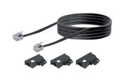 Netværkskabel - Schwaiger phone cable kit - black - Sort - TAL6306 533