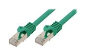 Netværkskabel - SCONN Shiverpeaks BASIC-S patch cable - 1 m - green - Grøn - BS75511-G
