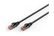 Netværkskabel - DIGITUS patch cable - 2 m - black - Sort - DK-1617-020-OD-10