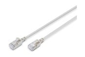 Netværkskabel - DIGITUS patch cable - 5 m - grey - Grå - DK-1632-A-050S-10