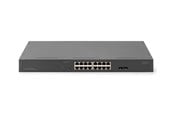 Switch - DIGITUS - switch - 19" 2 Uplink ports - 16 ports - unmanaged - DN-95347-2