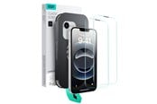 Mobil - Beskyttelsesglas - ESR UltraFit Tempered Glass 2-pack case for iPhone 13 / 13 Pro / 14 / 16e / 17e - 4894240266144