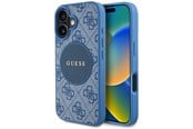 Mobil - Covers & Cases - GUESS 4G Circle Classic Logo MagSafe case for iPhone 16 - blue - 3666339426620
