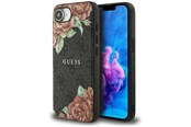 Mobil - Covers & Cases - GUESS 4G Flowers Print MagSafe case for iPhone 16e - black - 3666339453336