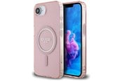 Mobil - Covers & Cases - GUESS IML Glitter Circle MagSafe case for iPhone 16e - pink - 3666339454845