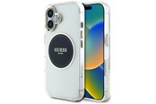 Mobil - Covers & Cases - GUESS IML Metal Colored Circle Classic Logo MagSafe case for iPhone 16 - black - 3666339428426