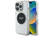 Mobil - Covers & Cases - GUESS IML Metal Colored Circle Classic Logo MagSafe Case for iPhone 16 Pro Max - Black - 3666339428457