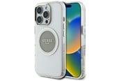 Mobil - Covers & Cases - GUESS IML Metal Colored Circle Classic Logo MagSafe case for iPhone 16 Pro - gray - 3666339428747