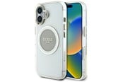 Mobil - Covers & Cases - GUESS IML Metal Colored Circle Classic Logo MagSafe case for iPhone 16 - gray - 3666339428723