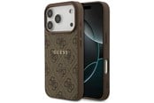 Mobil - Covers & Cases - GUESS 4G Ring Classic Logo MagSafe Case for iPhone 17 Pro - Brown - 3666339491062
