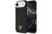 Mobil - Covers & Cases - GUESS Glitter Triangle Logo MagSafe Case for iPhone Air - Black - 3666339516802