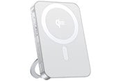 Powerbank - Torras Ostand 5K Powerbank with kickstand and wireless charging - White - 5000 mAh - X00PB2001
