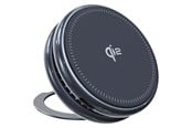 Mobil - Adaptere & Opladere - Torras Ostand PolarCircle 15W Wireless MagSafe charger with cooling & kickstand - Black - X00WX3001