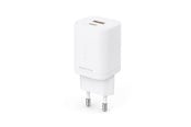 Mobil - Adaptere & Opladere - ESSENTIALS by UPSTRÖM 45W Dual Port  GaN Charger - USB-C & USB-A | 2 Ports - White - GC451-E