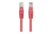 Netværkskabel - Lanberg patch cable - 3 m - red RAL 3017 - Rød - PCU5-20CC-0300-R